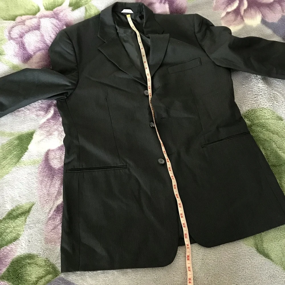 Retro Brand Dark Gray Men’s Suit Jacket